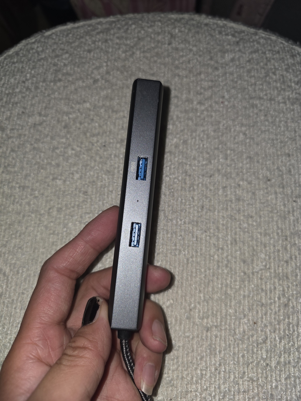 Anker USB-C Hub with Dual USB-A 3.0 Ports - Gray
